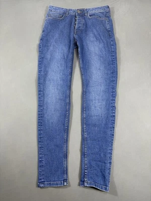 Denim Co Jeans Hombre’s 30x32 Cintura Elástica Calce Ajustado Azul Denim Foto 1 de 4