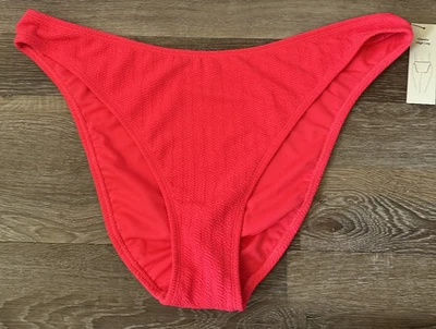 Parte inferior de bikini descarada arrugada espiga No Boundaries coral llama XXL 20 Foto 1 de 4