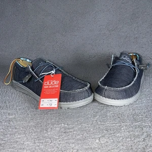 Hey Dude Men's Sz 9 Wally Stretch Sox Comfort Slip On Casual Shoes Gray - Picture 1 of 8