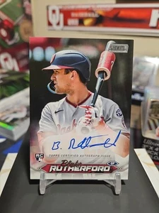 2024 Topps Stadium Club - Rookie Autographs #RA-BR Blake Rutherford - Picture 1 of 2