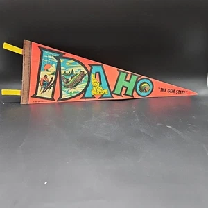 Banderín de recuerdo de colección IDAHO The Gem State 1973 24" - Imagen 1 de 7