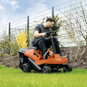 IXES Benzin Rasentraktor Aufsitzmäher BRT610 6.5PS 61cm Schnittbreite Rasenmäher - Bild 1 von 8