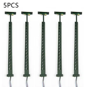 5 luci a reticolo LED per modello treno scala N layout ferrovia set decorazione - Foto 1 di 20