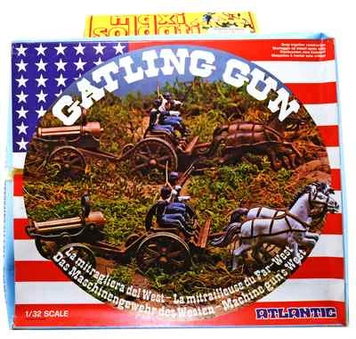 Atlantic U.S. Gatling Gun - DOUBLE set 1218 - 2 mint-in-box sets - 60mm scale - Image 1 of 2
