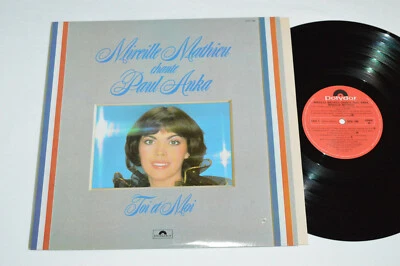 MIREILLE MATHIEU Chante Paul Anka LP 1979 Polydor Records Canada 2424-199 VG+ - Image 1 of 4