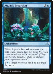 MTG Aquatic Incursion NM Rivals of Ixalan RIX English Magic Gathering card - Picture 1 of 3