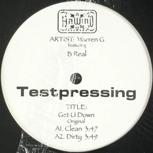WARREN G / B REAL / ICE CUBE / SNOOP "GET U DOWN" VINYL 12" TEST PRESS *SEALED* - Picture 1 of 2
