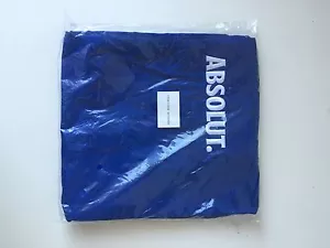 ABSOLUT VODKA Kellner Schürze mit Tasche blau NEU OVP Bar Bistro Grillschürze - Picture 1 of 3