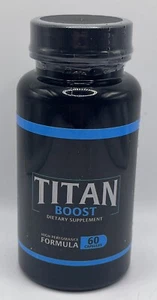 Titan Boost - Mens Bloodflow Support - 60 Capsules. SEALED EXP : 9/26 FREE SHIP - Picture 1 of 1