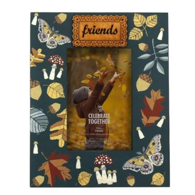 Celebrate Together Fall Friends Autumn Botanical 4" x 6" Photo Frame - Image 1 of 3