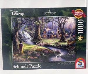 Schmidt ~ Biancaneve scopre il cottage di Thomas Kinkade ~ 1000 pezzi 🧩 - Foto 1 di 2