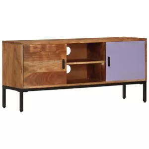 Wooden TV Cabinet Vintage Style Entertainment Center Stereo Display Stand Rack - Picture 1 of 11