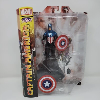 Figura de acción Capitán América 7" Winter Soldier Marvel Select Edición Coleccionista Foto 1 de 4