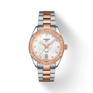 TISSOT PR 100 SPORT CHIC LADIES WATCH T101.910.22.116.00 - Picture 1 of 10