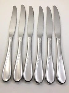 Oneida FLIGHT AFFILIANCE posate 6 coltelli da tavola in acciaio inox lucido posate - Foto 1 di 3