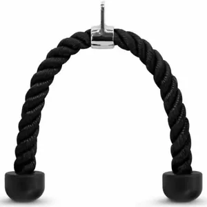 Gym Tricep Rope Pull Down Cable Attachment Handle Multigym Home Train Lat Bicep - Picture 1 of 3