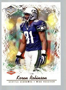 2001 Pacific Impressions Hobby Red Backs #211 Koren Robinson 184/280 - Picture 1 of 1