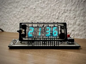 Vintage VFD Alarm Clock WiFi ESP32 Soviet IVL 2-7/5 (ИВЛ 2-7/5) - Bild 1 von 8