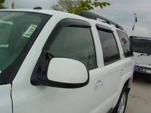 2002 - 2006 Chevy Avalanche Wind Deflectors Tape-on 