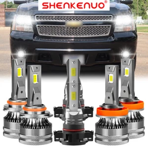 Kit combinado de 6 faros antiniebla LED H/L para Chevy Avalanche 2007-2013 V15 - Imagen 1 de 17