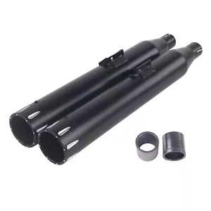 SHARKROAD 3.5" Slip On Mufflers Exhaust for 18- 23 Softail M8 Premium Black - Picture 1 of 8