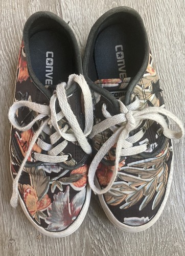 Converse All Star Sneakers Unisex Zakim Floral Ox Nero Scarpe Uomo Tg 3. Dove 4.5
