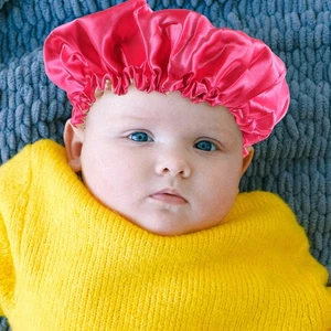 Cappello da Dormire Elastico Doppio Strato per Bambini Regolabile Rosy - Foto 1 di 12