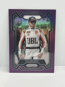 2024 Panini Prizm NASCAR Purple Prizm #80 Taylor Gray /99 MJR 11L - Picture 1 of 2
