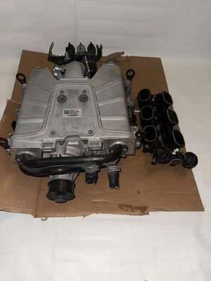 09-16 AUDI A6 3.0T UNIDADE SUPERCHARGER conjunto combo corredor de admissão OEM 06E145601H 90K - Imagem 1 de 4