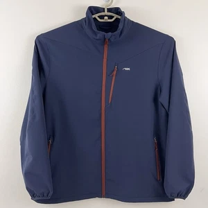 Mountain Khakis Maverick LT Softshell Jacket Mens XL Full Zip Pockets Blue DWR - Picture 1 of 7