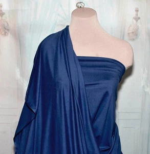 DOUBLE BRUSH POLY ROYAL BLUE 4 WAY STRETCH SOFT HAND, (closeout) - Picture 1 of 1