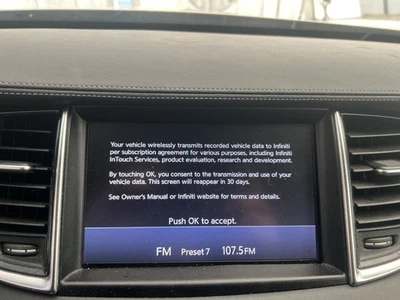 Info-GPS-TV Screen Display Screen Upper Fits 19-20 INFINITI QX50 212683 - Image 1 of 4