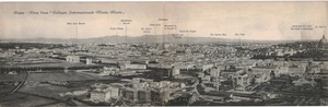 Rome View From Collegio Internazionale Monte Mario Bifold Double 1910 Italy - Picture 1 of 2