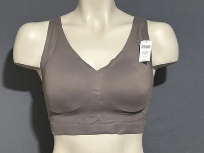 Bralette Soma Enbliss Racerback Talla XL Gris Inalámbrico Almohadillas Extraíbles Foto 1 de 4