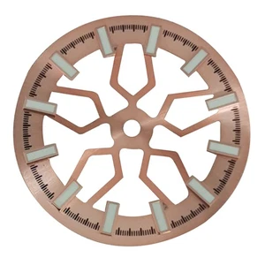 C3 Green Luminous Skeleton 28.5mm Watch Dial Plate for Japanese NH70 Movement - Picture 1 of 17
