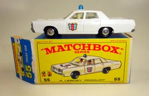 Matchbox RW 55D Mercury Police Car weiß "Police" top in "E" Box - Bild 1 von 10