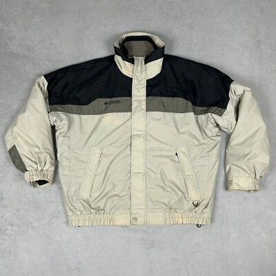 Vintage Columbia Bugaboo Jacket Men’s XLT 90s Insulated Waterproof Cream XL Tall - Image 1 of 4