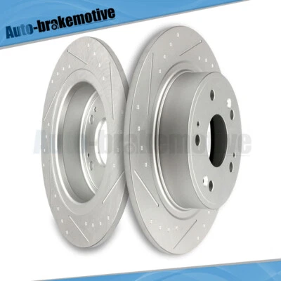 2X ROTORES DE FRENO TRASEROS PARA ACURA TSX HONDA ACUERDO CUPÉ SEDÁN HÍBRIDO HR-V ENCHUFABLE Foto 1 de 4