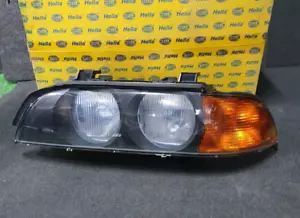 BMW E39 5 series 1996-1999 Hella headlight Halogen left side OEM NEW - Picture 1 of 9