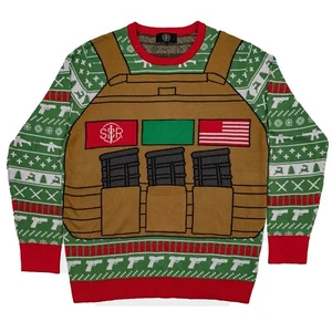 Neu Sheepdog Response FUGLY Tactical Christmas Sweater Medium Limited Edition - Bild 1 von 5