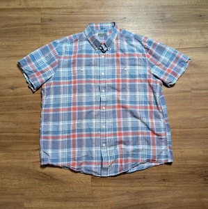 LL Bean Signature Button Down Shirt Mens XL? Plaid Flannel Lightweight Casual - Picture 1 of 8