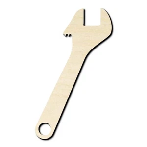 Crescent Wrench Tool Laser Cut Out Unfinished Wood Shape Craft - Picture 1 of 6