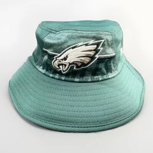 Philadelphia Eagles New Era 2024 NFL Training Camp Bucket Hat Cap Green Sz M/L - Picture 1 of 4