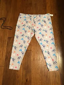 Walt Disney World NEW Women's Gray Exercise/Stretch Pants Ankle Leggings 7/8 XXL - Picture 1 of 11