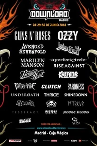 Descargar Póster Concierto Festival Ozzy, Guns N Roses 2018 España 11 X17 Enmarcado - Imagen 1 de 2