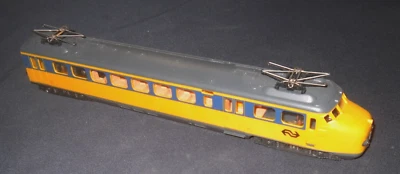 HO Lima Dutch Rail amarillo vagón eléctrico de plomo de cercanías con interior probado y funciona Foto 1 de 2