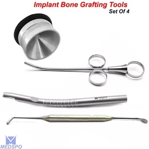 Implant Bone Grafting Kit Bone Graft Syringe Scraper Dental Bone Spoon Packer CE - Picture 1 of 9