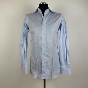 Finamore Hemd (neu) - hellblau gestreift - Haikr. - Gr. 38 - Reg. €320 - H417 - Bild 1 von 9
