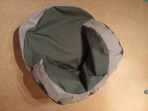 Sitzsack xxl grün/beige wie neu ca. 57 cm hoch 90breit - Bild 1 von 3