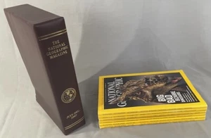 National Geographic Magazine July-Dec. 2007 With Faux Leather Bound Slipcase - Picture 1 of 22